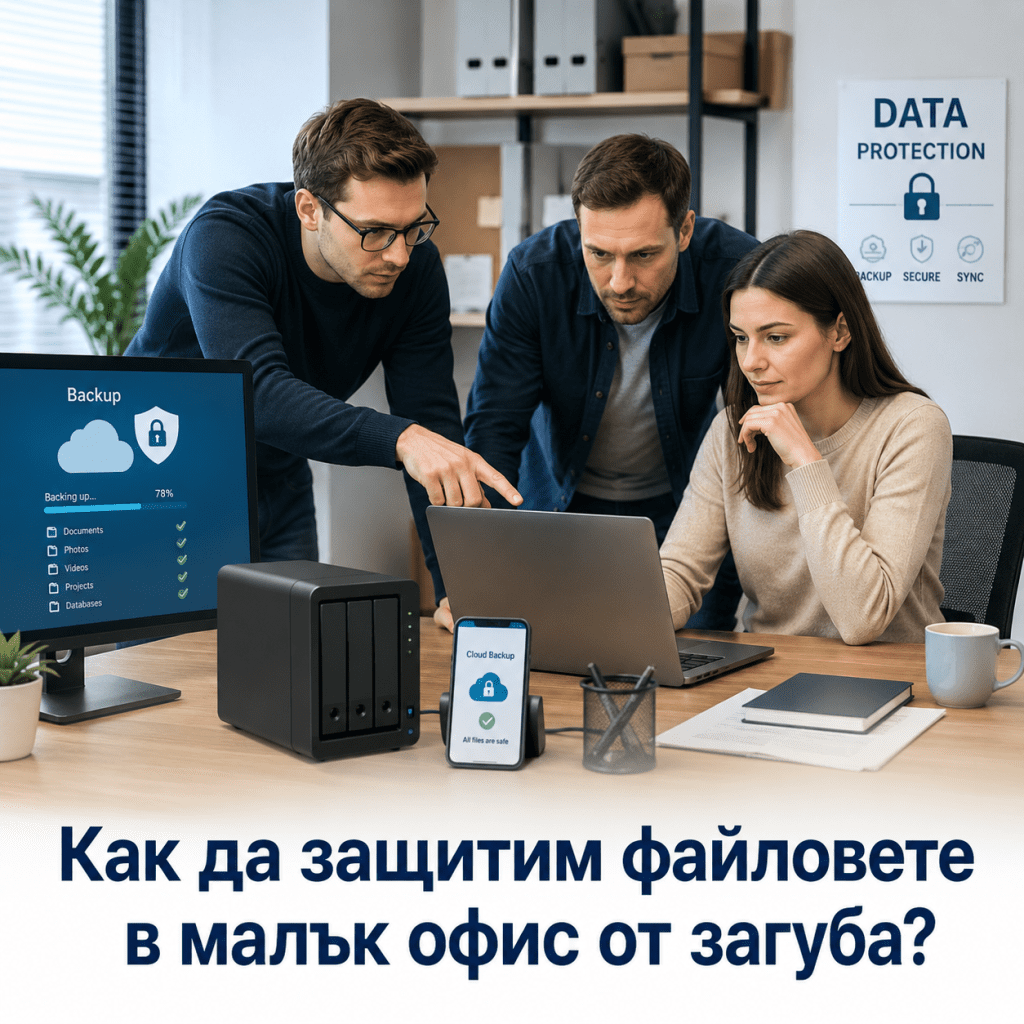 Как да защитим файловете в малък офис от загуба?