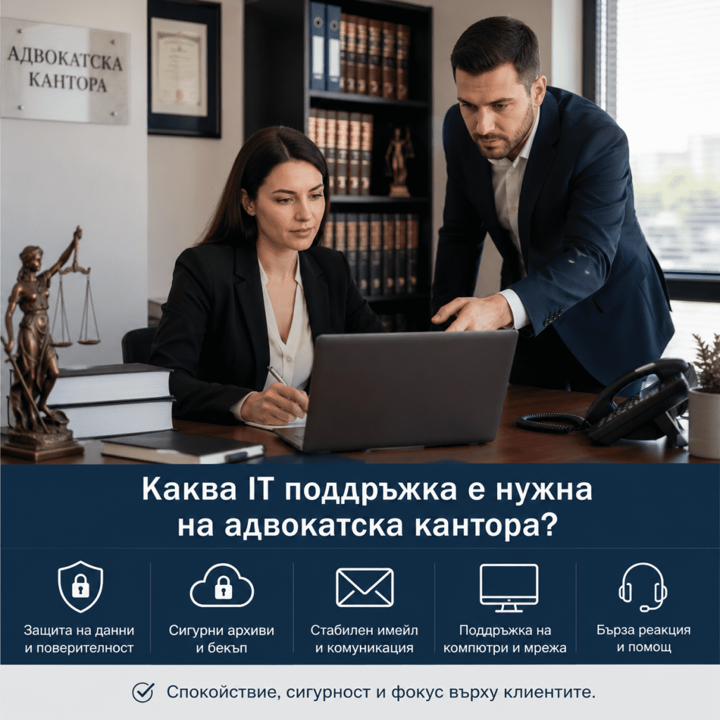 Каква IT поддръжка е нужна на адвокатска кантора?