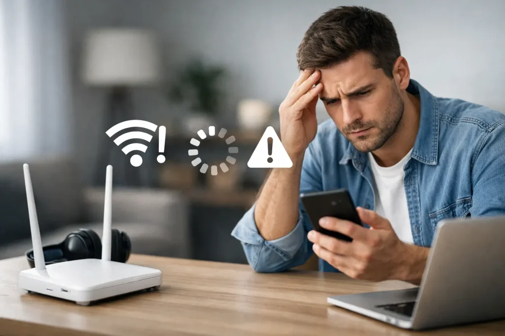 WiFi прекъсва - какво да правя първо