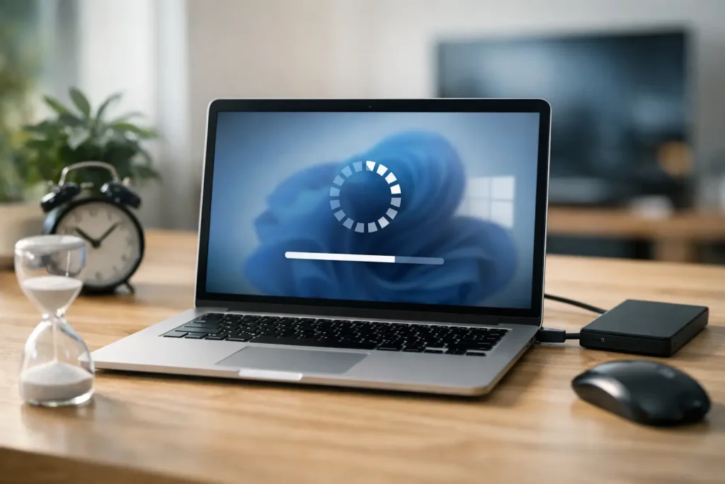 Колко време отнема преинсталация на Windows