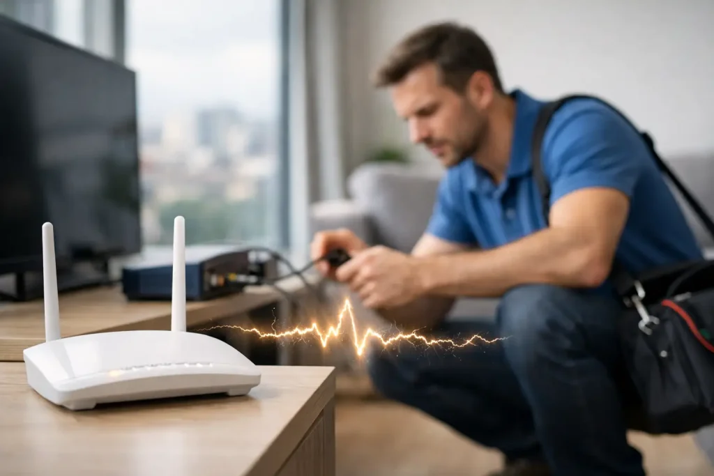Wi-Fi поддръжка в София при прекъсваща връзка