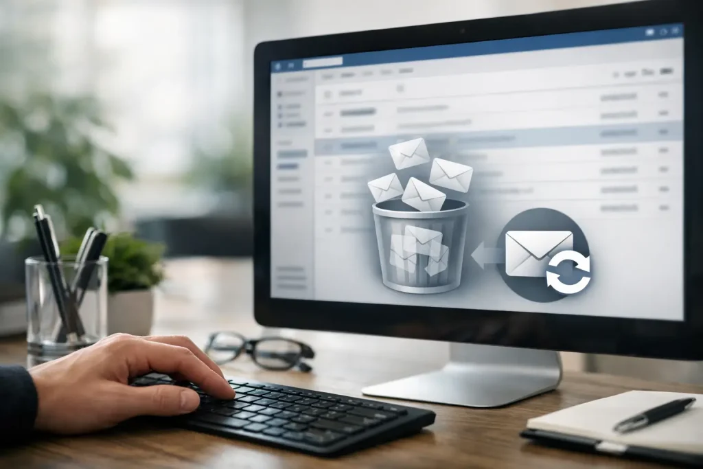 Как да възстановим изтрити Outlook писма